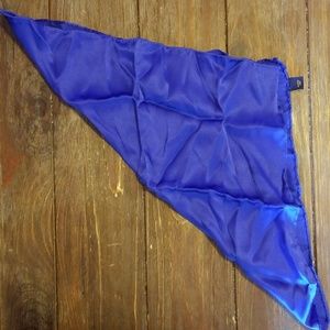 Pocket square 100% silk royal blue 4/$25